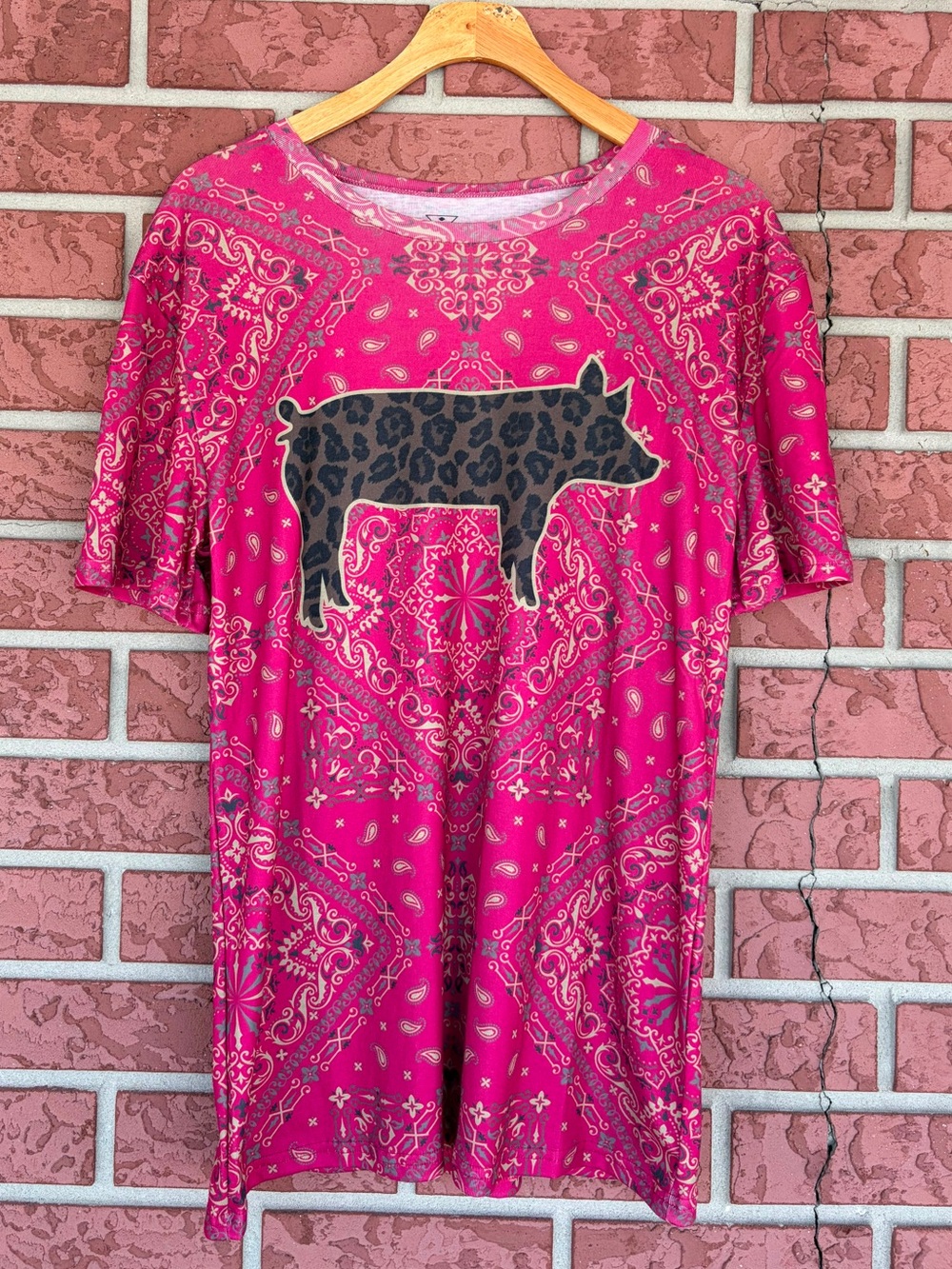 Crazy Train Pink Graphic Logo Tee